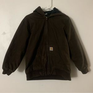 Vintage Brown Carhartt hooded jacket